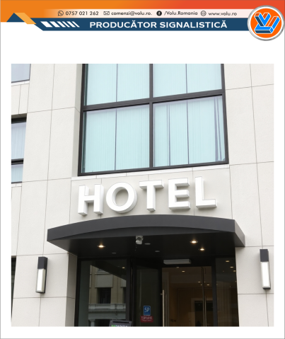 Litere Volumetrice - Litere Volumetrice Iluminate LED - personalizat Hotel