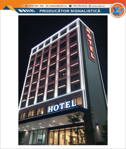 Litere Volumetrice Iluminate LED - personalizat Hotel [2]