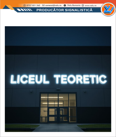 Litere Volumetrice Iluminate LED - personalizat Liceu [2]