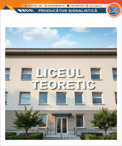 Litere Volumetrice Iluminate LED - personalizat Liceu [3]