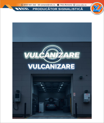 Litere Volumetrice - Litere Volumetrice Iluminate LED - personalizat Vulcanizare