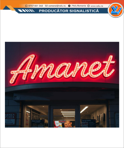 Litere Volumetrice Iluminate NEONFLEX - personalizat Amanet [2]