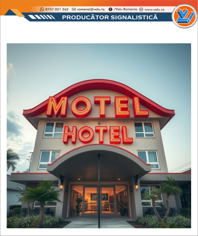 Litere Volumetrice Iluminate NEONFLEX - personalizat Hotel [1]