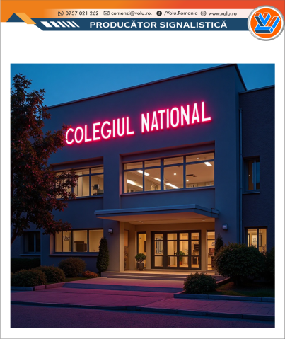 Litere Volumetrice Iluminate NEONFLEX - personalizat Liceu [1]