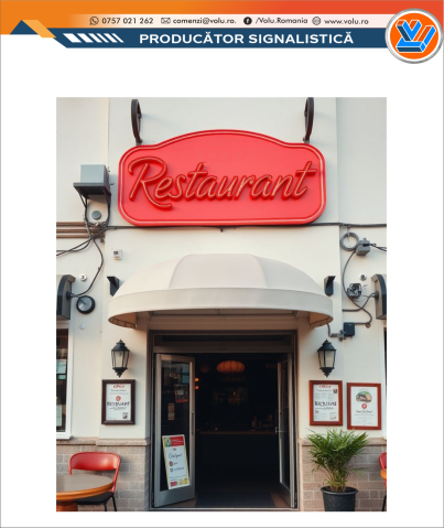 Litere Volumetrice Iluminate NEONFLEX - personalizat Restaurant [2]