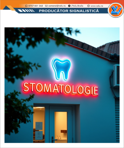 Litere Volumetrice Iluminate NEONFLEX - personalizat Stomatologie [1]