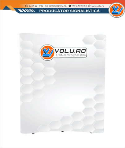 Sisteme de Afisare - PopUp banner spider 2x3 curbat