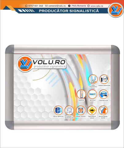 Rama click OPTI argintie 25/45 A3 [2]