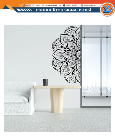 Sticker decorativ personalizat Flori [3]