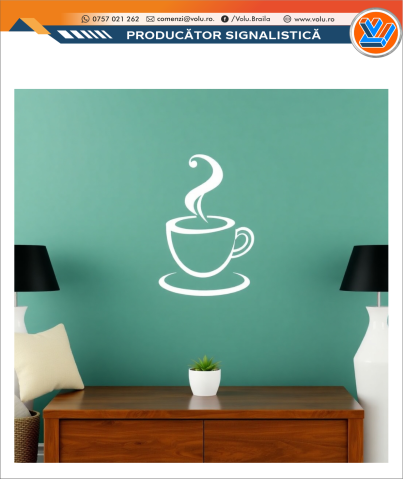 Sticker decorativ personalizat Cafea [7]