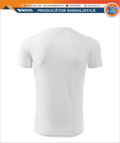 Tricou Clasic Copii Personalizat Poliester Alb [1]