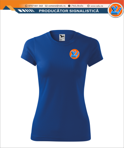 Inscriptionare Articole Textile - Tricou Clasic Dama Personalizat Poliester Color