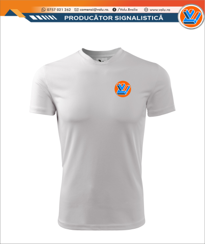 De Barbati - Tricou Clasic Personalizat Poliester Alb