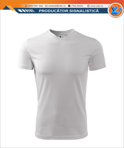 De Barbati - Tricou Clasic Personalizat Poliester Alb