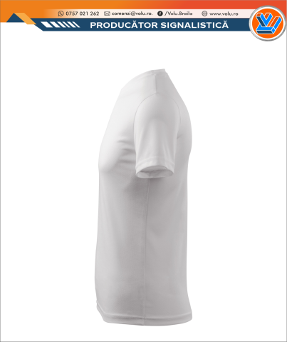 Tricou Clasic Personalizat Poliester Alb [1]