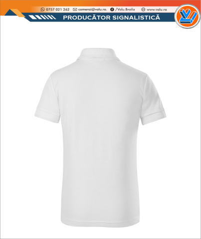 Tricou Polo Copii Personalizat Alb [1]