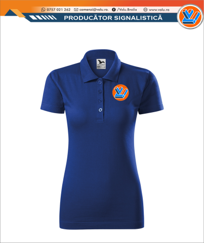 Inscriptionare Articole Textile - Tricou Polo Dama Personalizat Color