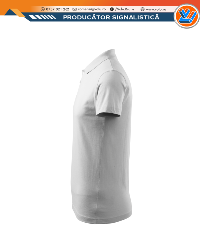 Tricou Polo Personalizat Alb [1]