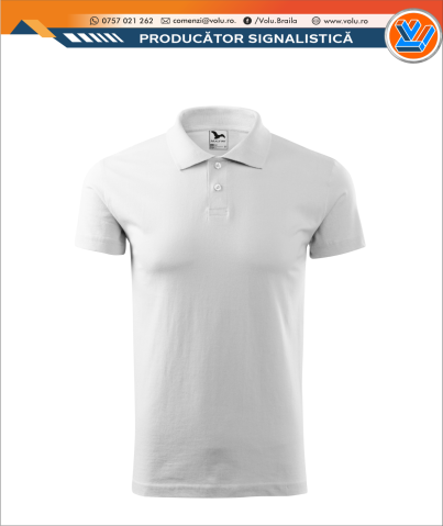 De Barbati - Tricou Polo Personalizat Alb