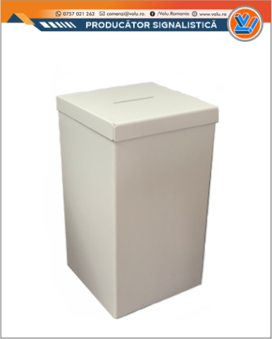 Semnalistica Institutii Publice - Urna mobila 60x60x1200H cm