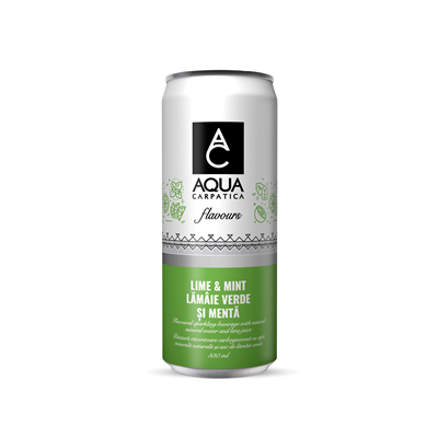 Apa flavours lamaie verde si menta doza 0,33 L, AQUA CARPATICA [1]
