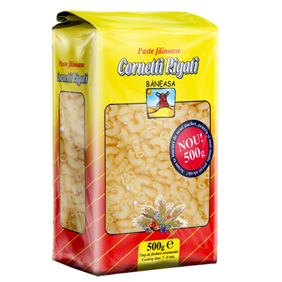 BANEASA paste cornetti rigati, 2x 500 g [1]