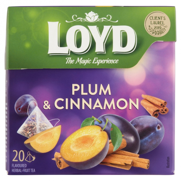 Ceai, Loyd, Prune/Scortisoara, 20 pliculete [1]