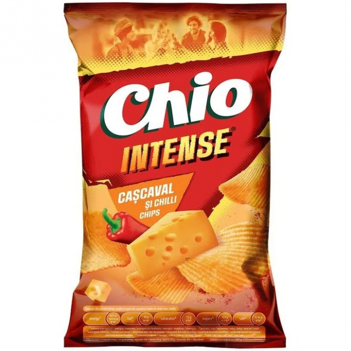Chipsuri Chio intense cu gust de branza picanta 130g [1]