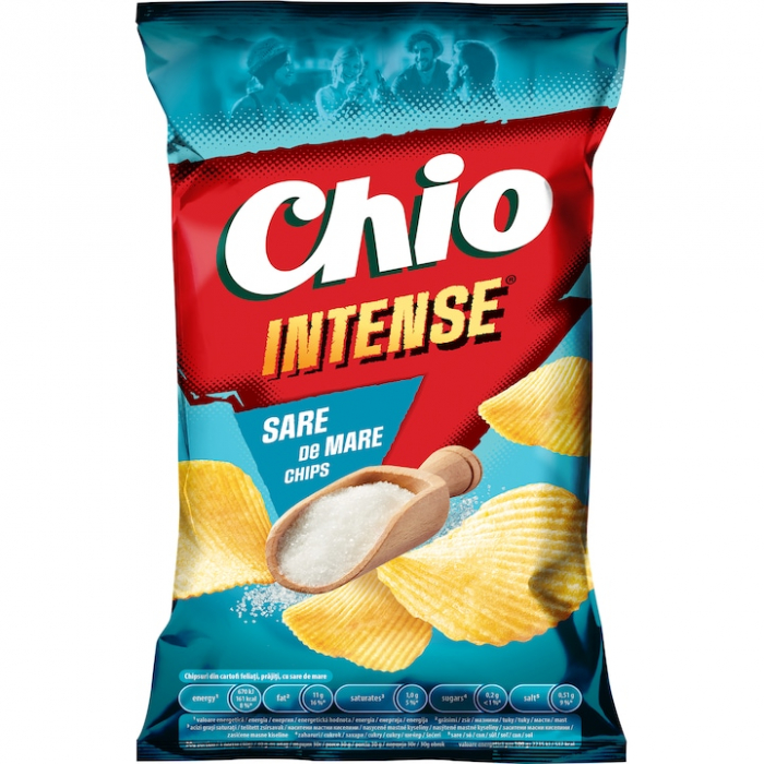 Chipsuri Chio intense cu sare de mare 130g [1]