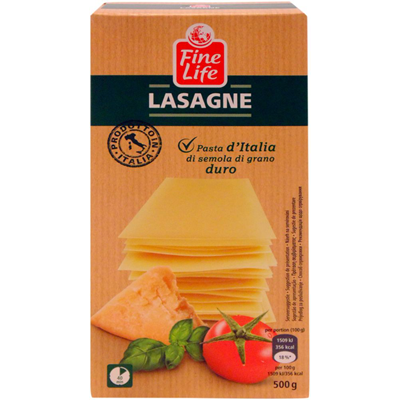 Pasta Foi pentru lasagna, Fine Life, 500 g [1]