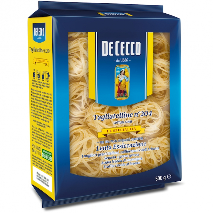 Paste nidi semola tagliatelle De Cecco, 500g [1]