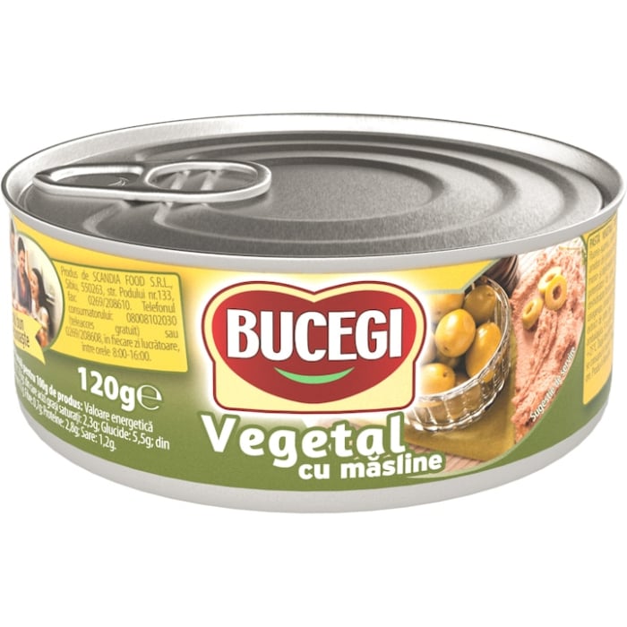 Pate vegetal cu masline Bucegi, 120g [1]