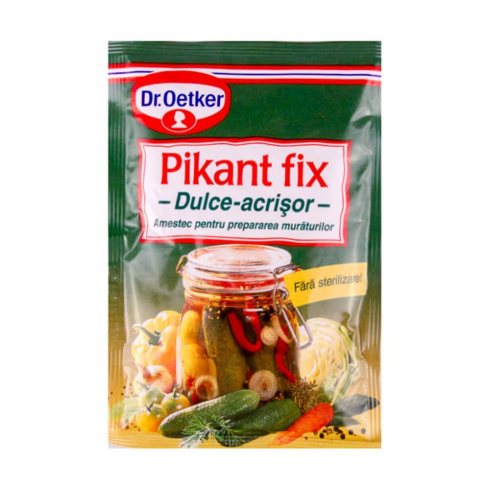 Pikant Fix Dulce Acrisor DR. OETKER, Ideal pentru Muraturi, 100 g, Conservant [1]