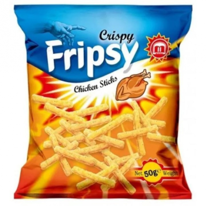 Snacksuri Fripsy cu aroma de pui 50gr, 25 buc [1]