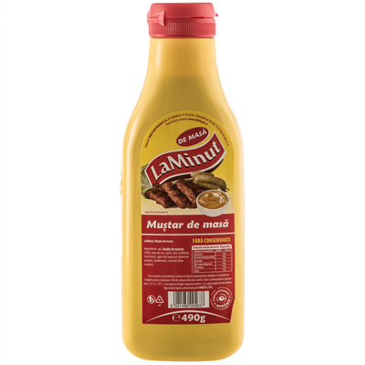 Condimente și sosuri - La Minut mustar clasic 490 g