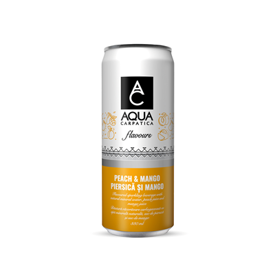 Apa - Apa flavours lamaie si menta doza SGR 0,33 L, AQUA CARPATICA