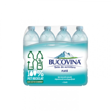 Produse de baza - Apa Minerala Plata, 12x1 L, Bucovina