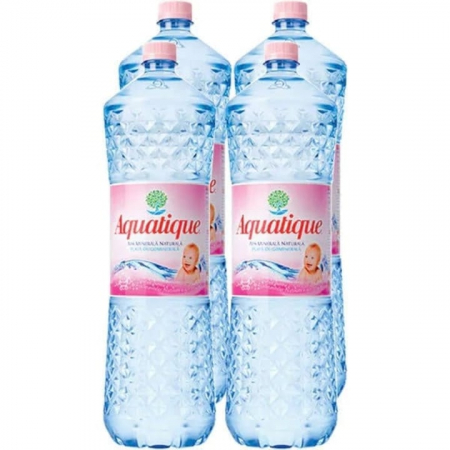 Apa - Apa minerala Plata, 4 x 2L, Aquatique SGR