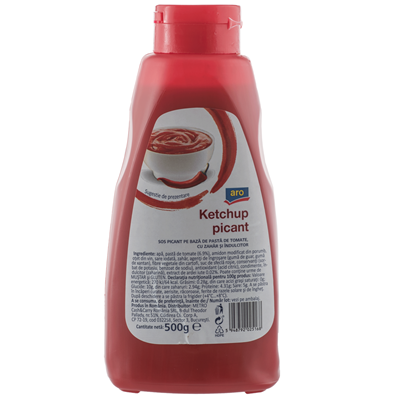Condimente și sosuri - Aro ketchup picant, 500 g