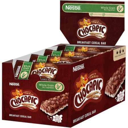 Gustari si rontaieli - Baton de cereale Nestle Chocapic cu baza de lapte, 16x25g