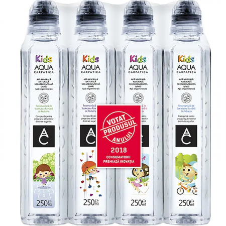 Produse de baza - Bax 12 x Apa plata Aqua Carpatica Kids 250ml
