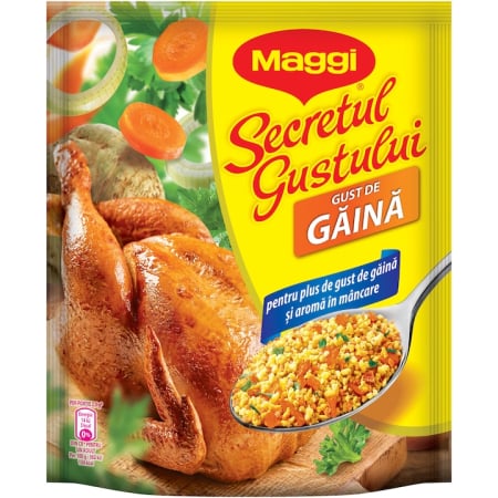 Condimente și sosuri - Baza pentru mancare cu gust de gaina Maggi Secretul Gustului, 400g