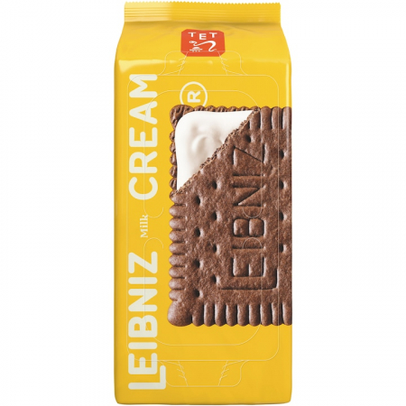 Dulciuri si biscuiti - Biscuiti cu crema de lapte Leibniz, 190g