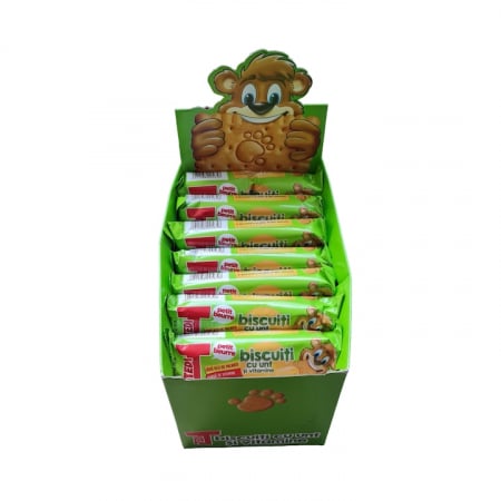 Dulciuri si biscuiti - Biscuiti Tedi cu Unt si Vitamine, 21 bucati x 50 gr