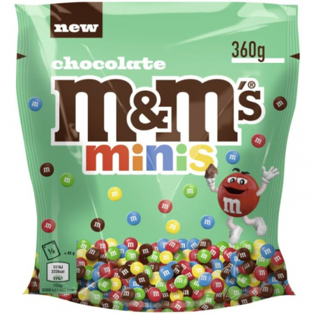 Dulciuri si biscuiti - Bomboane cu ciocolata M&M Minis 360g