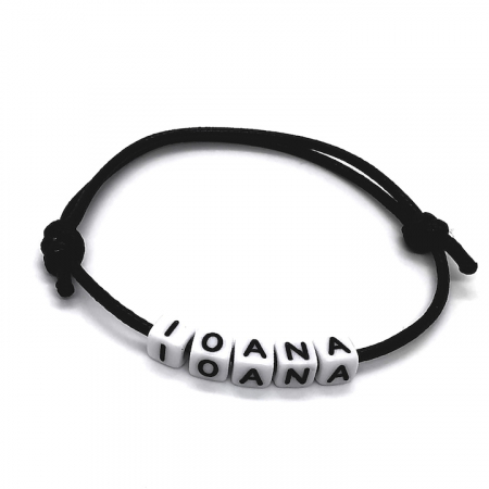 Bratara din piele ecologica reglabila cu numele Ioana [1]