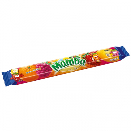 Dulciuri si biscuiti - Caramele cu aroma de fructe Mamba, 106g