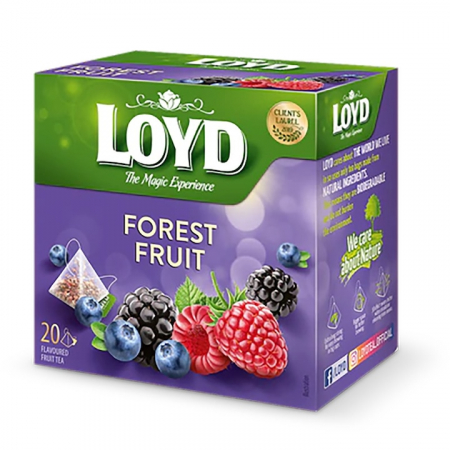 Produse de baza - Ceai cu Fructe de Padure LOYD, 40 g