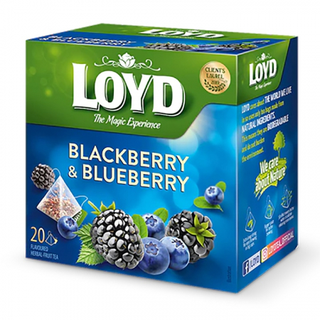 Bacanie - Ceai cu Mure si Afine LOYD, 40 g