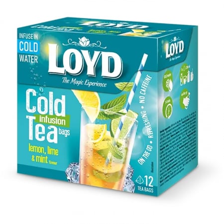 Bacanie - Ceai Rece cu Lamaie, Lime si Menta LOYD, 30 g